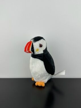 Wild Republic K&M Audubon Atlantic Puffin Plush Bird 7” Sound Works!